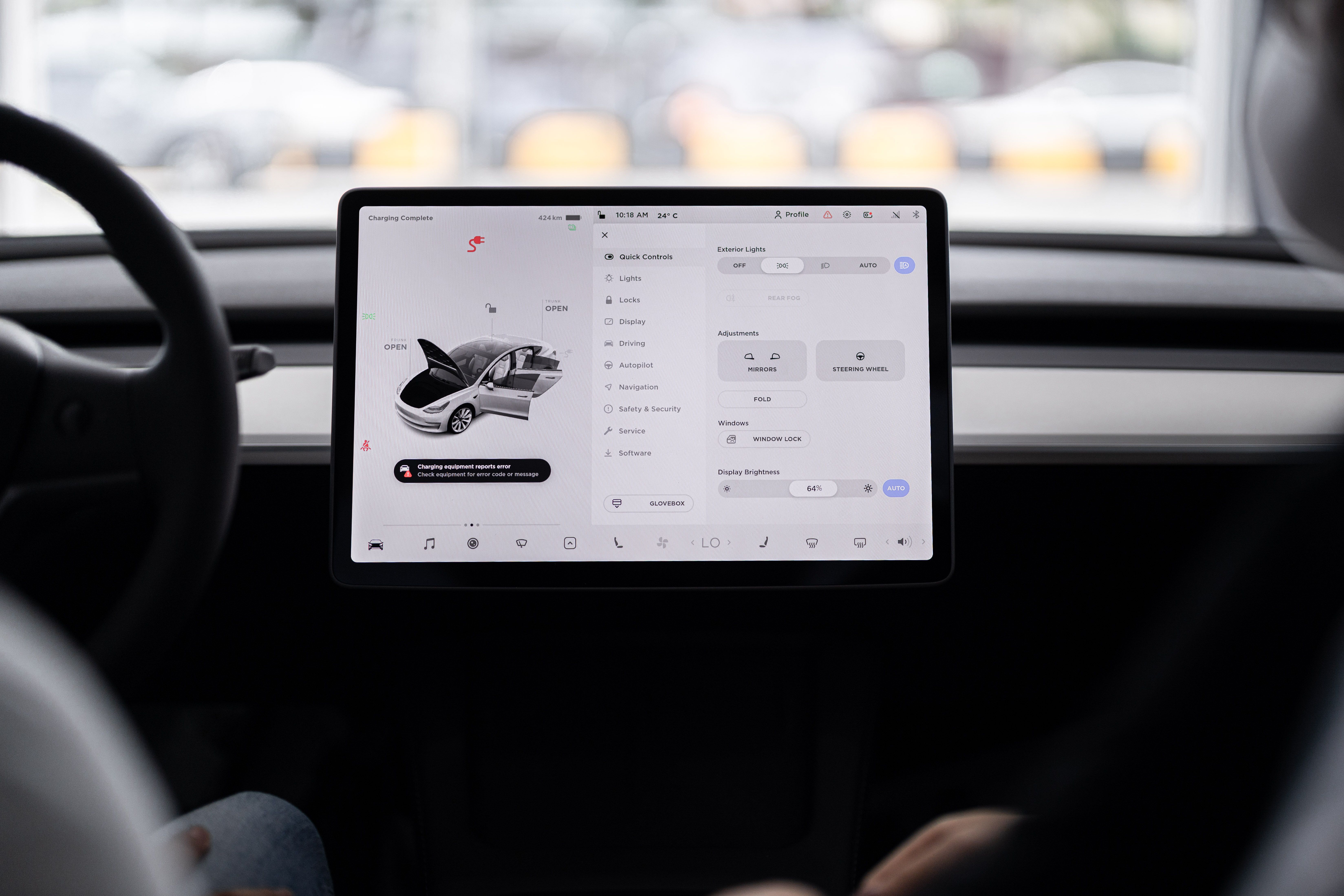 Tesla infotainment