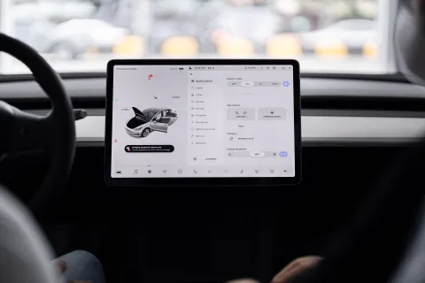 Tesla infotainment